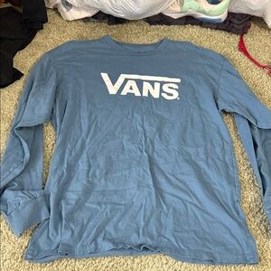 Vans Classic Blue Long Sleeve Tee